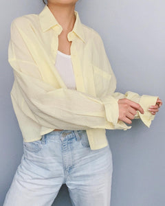 Oversized Cropped Shirt
