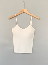 Load image into Gallery viewer, Ribbed Spaghetti Strap Top