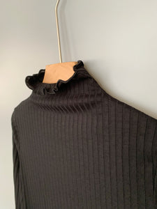 Ribbed Turtleneck Top