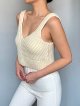 Load image into Gallery viewer, Sweetheart Neck Cable Knit Top