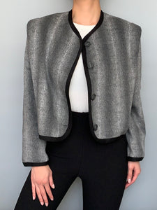 Structured Cropped Jacket