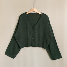 Load image into Gallery viewer, Oversized Cropped Cardigan
