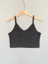 Load image into Gallery viewer, V Neck Cropped Tank Top