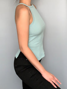 Ribbed Halter Top