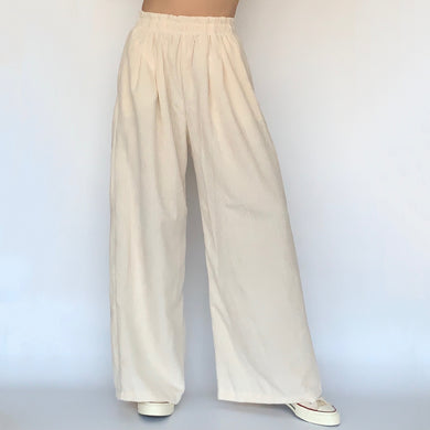 Corduroy Wide-leg Pants