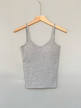Load image into Gallery viewer, Ribbed Spaghetti Strap Top