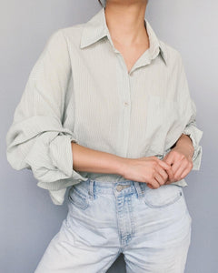 Oversized Cropped Shirt