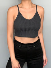 Load image into Gallery viewer, V Neck Cropped Tank Top