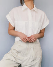 Load image into Gallery viewer, Dolman Short Sleeve Cropped Shirt