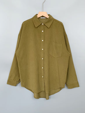 Oversized Corduroy Shirt