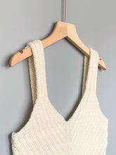 Load image into Gallery viewer, Sweetheart Neck Cable Knit Top