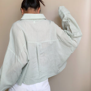 Oversized Cropped Shirt