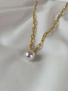 JENNY Pearl Chain Necklace