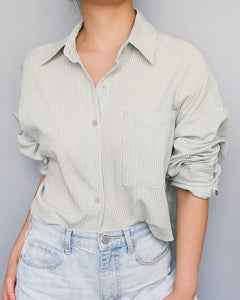 Oversized Cropped Shirt