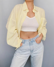 Load image into Gallery viewer, Oversized Cropped Shirt