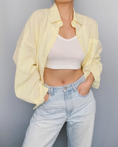 Oversized Cropped Shirt