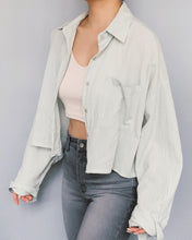 Load image into Gallery viewer, Oversized Cropped Shirt