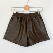 Load image into Gallery viewer, Faux Leather Shorts