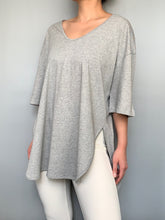 Load image into Gallery viewer, Oversized Scoop Neck Long Tee