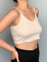 Load image into Gallery viewer, V Neck Cropped Tank Top