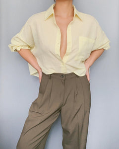 Oversized Cropped Shirt