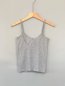 Ribbed Spaghetti Strap Top